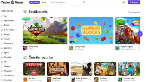 yandex ücretsiz oyun.